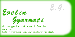 evelin gyarmati business card